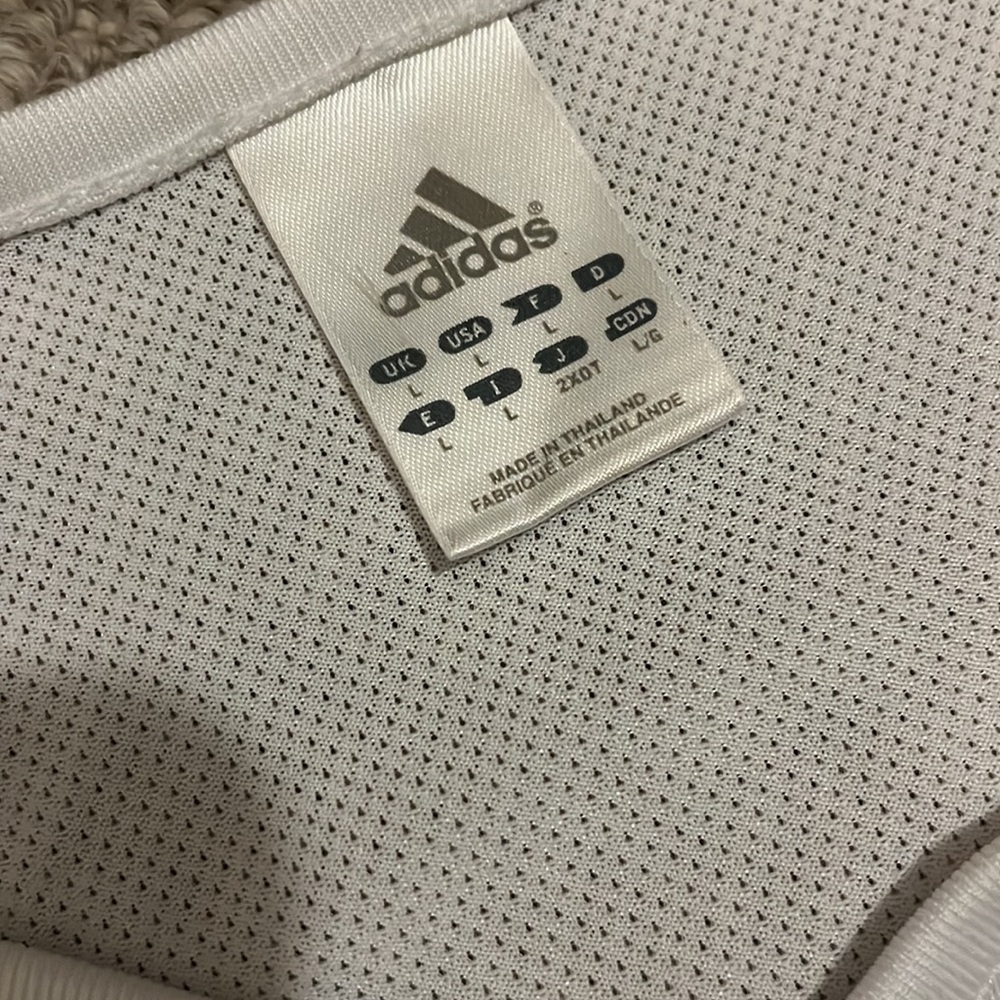 Adidas Women's L White Long-Sleeve Performance Top Dry-Fit Shirt - Picture 4 of 14